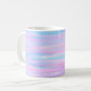 Rand Turkos Rosa Lila Kaffemugg