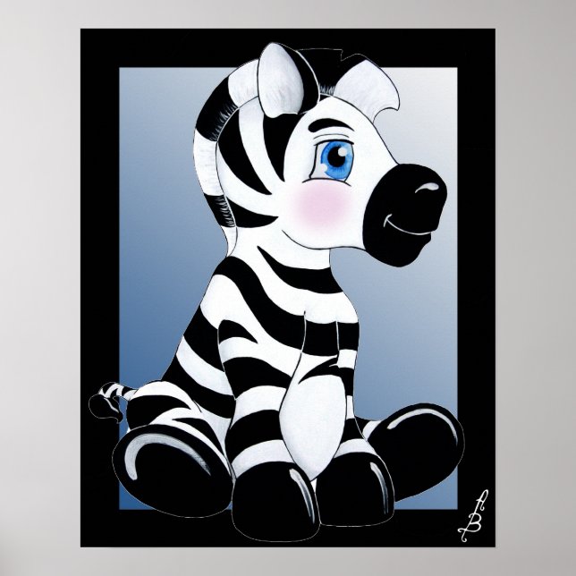 Rand Zebra Poster (Framsidan)
