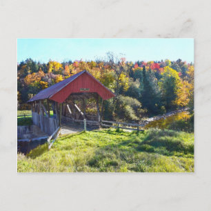 Randall Covered Bridge, Lyndon, Vermont Vykort