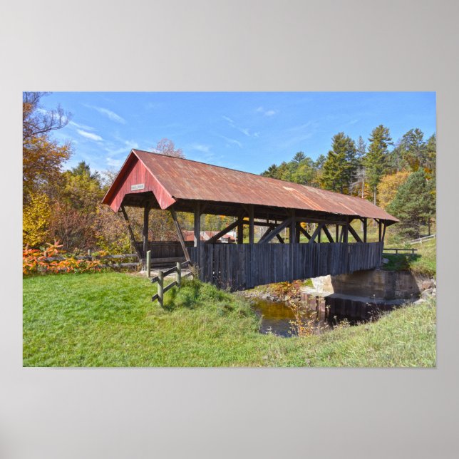 Randall Covered Bridge, Vermont Poster (Framsidan)