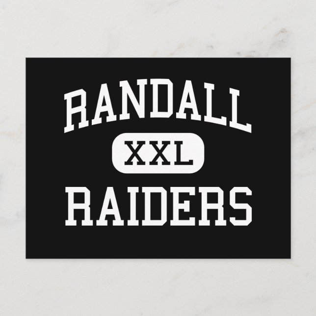 Randall - Raiders - Gymnasium - Amarillo Texas Vykort (Framsida)