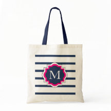 RANDAR FÖR CHIC TRAVEL/BAG_PREPPY 435 NAVY/WHITE