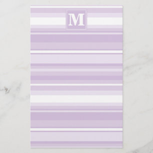 Randar för Monogramthistlelilor Brevpapper