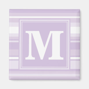 Randar för Monogramthistlelilor Magnet