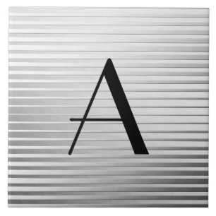 Randar för satäng för Monogramart décosilver Kakelplatta