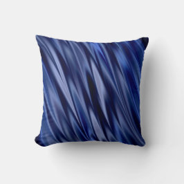 Randar för stil för indigoblått- & kudde