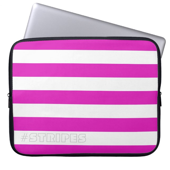 RANDAR som är rosa på någon färg Laptop Sleeve (Framsidan)