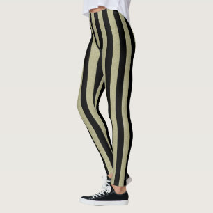 Randar svärtar lodrät på någon färg leggings