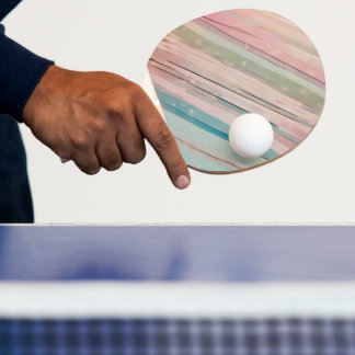 Ränder i mjuka nyanser pingisracket