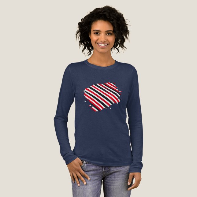 Ränder i rörelse t shirt (Hel framsida)