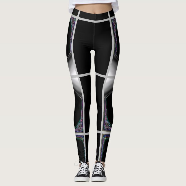 ränder leggings (Framsida)