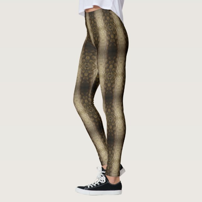 ränder och fjäll leggings (Vänster)
