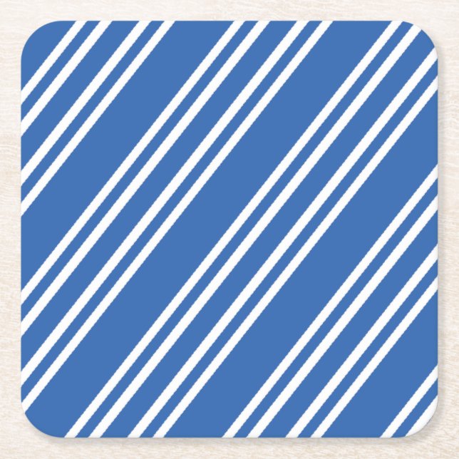 Ränder Underlägg Papper Kvadrat (Framsidan)