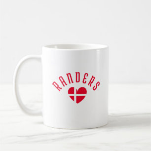 RANDERS Danmark Heart Kaffemugg