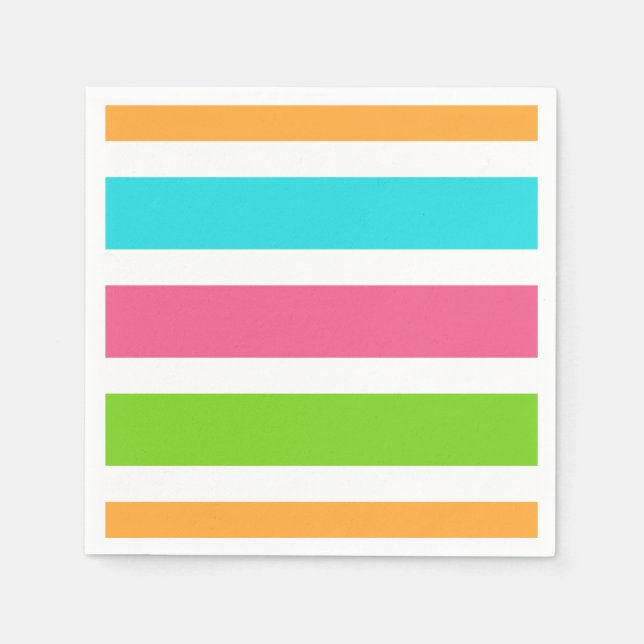 Randig äggfärg pappersservett (Framsidan)