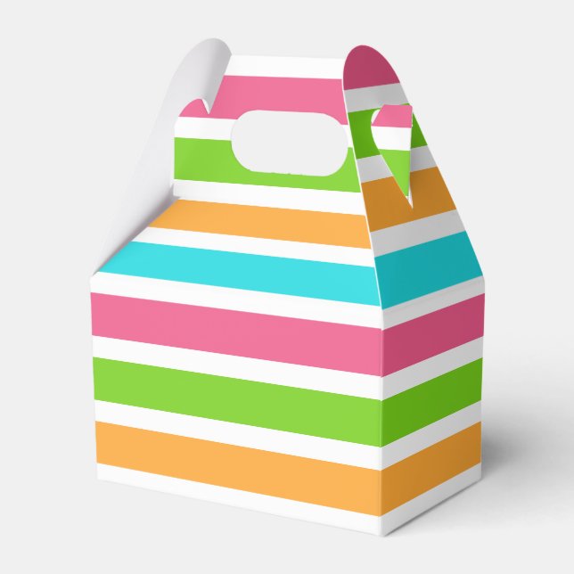 Randig äggfärg presentaskar (Framsidan Sidan)