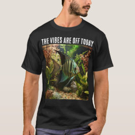 Randig altum kejsarfisk i hemaquarium t shirt
