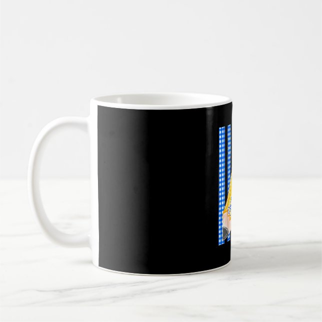 Randig åter till skolan pennbåge andra klass kaffemugg (Vänster)