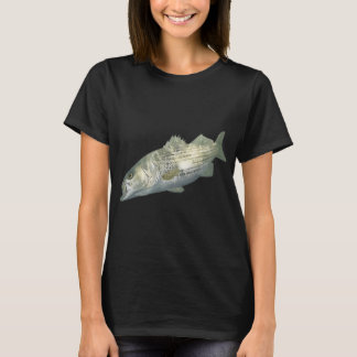 Randig bas t shirt
