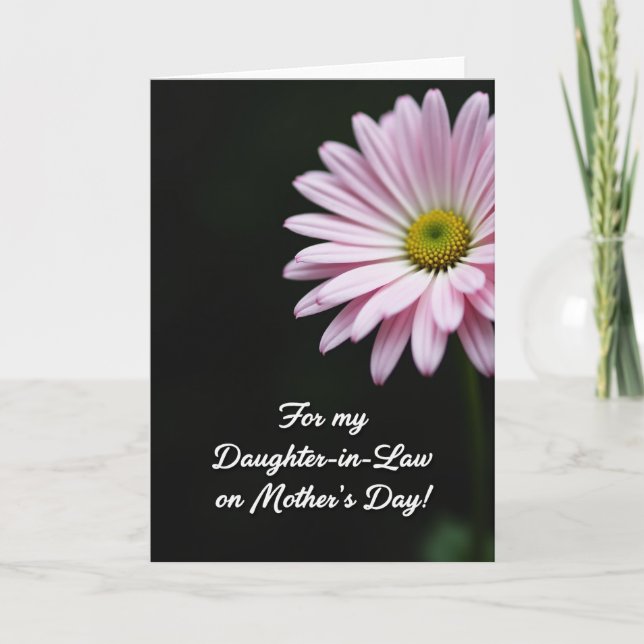 Randig Blomma Svärmors Kort (Framsida)