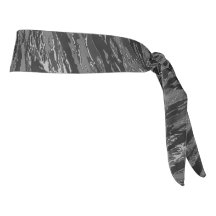 Randig Camo för grått Head sjal