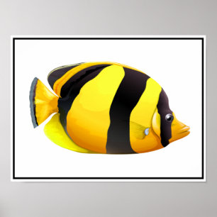 Randig fisk Poster
