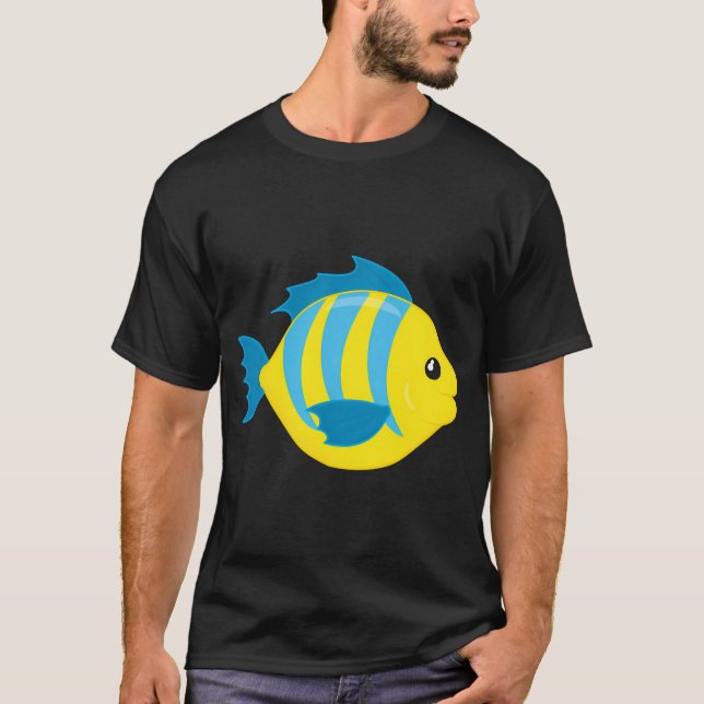 Randig fisk t shirt (Framsida)