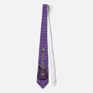 Randig gitarrTie Slips