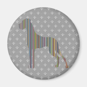 Randig Grand Danois Magnet