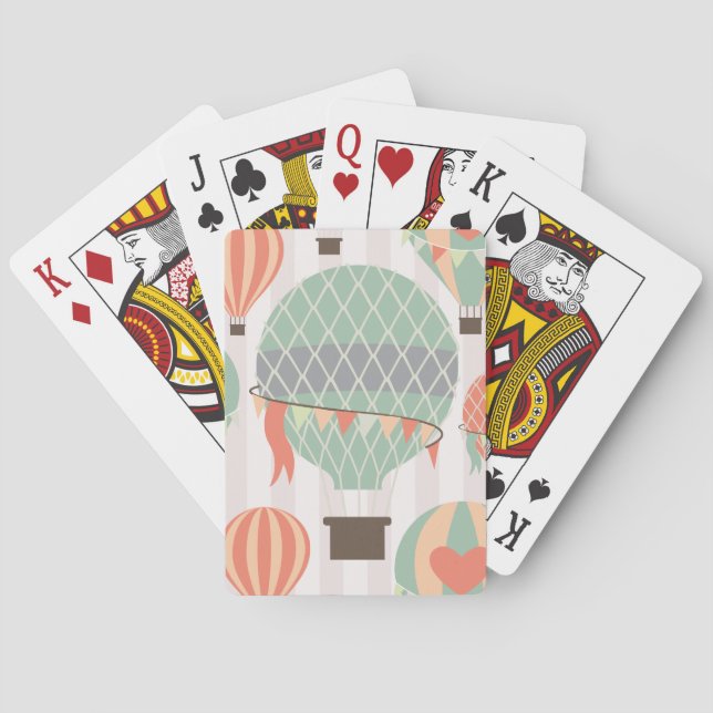 Randig himmel för pastellfärgade kortlek (Baksidan)