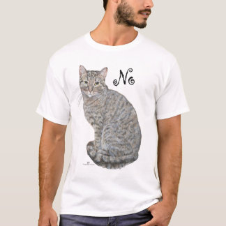 Randig katt är inte öppen t shirt