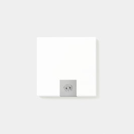 Randig katt Post-It® Notes, 7,6 cm x 7,6 cm Post-it Block