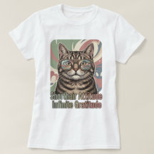Randig katt solglasögon Pastell Retro Konst