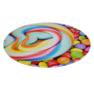 Randig klubba och mångfärgade Smarties