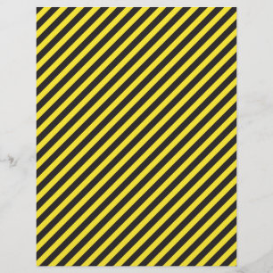 Randig konstruktion - Gul och svart diagonal