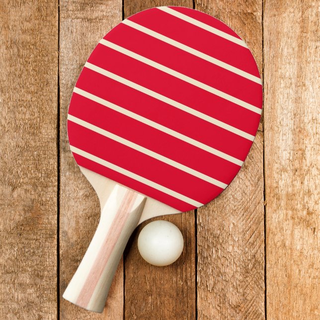 Randig Körsbärsplockning Rosa Färg Pingisracket (Skapare uppladdad)