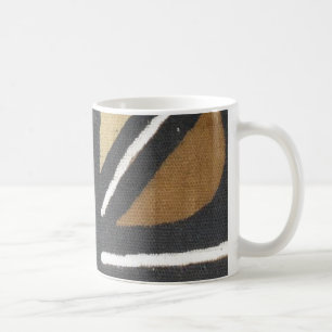 Randig leratrasamugg kaffemugg