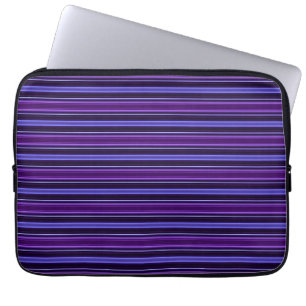 Randig Lila Laptop Sleeve