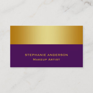 Randig Makeupkonstnär för djärvt och elegantt Visitkort