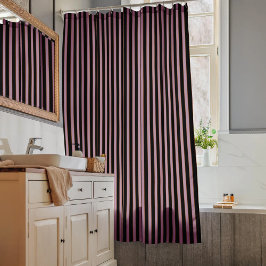 Randig minimalistisk svart rosa