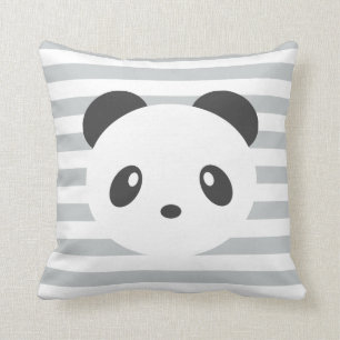 Randig panda kudde