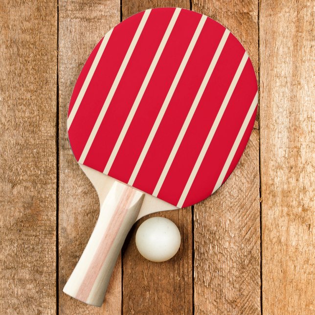 Randig Plockning Rosa Färg Pingisracket (Skapare uppladdad)