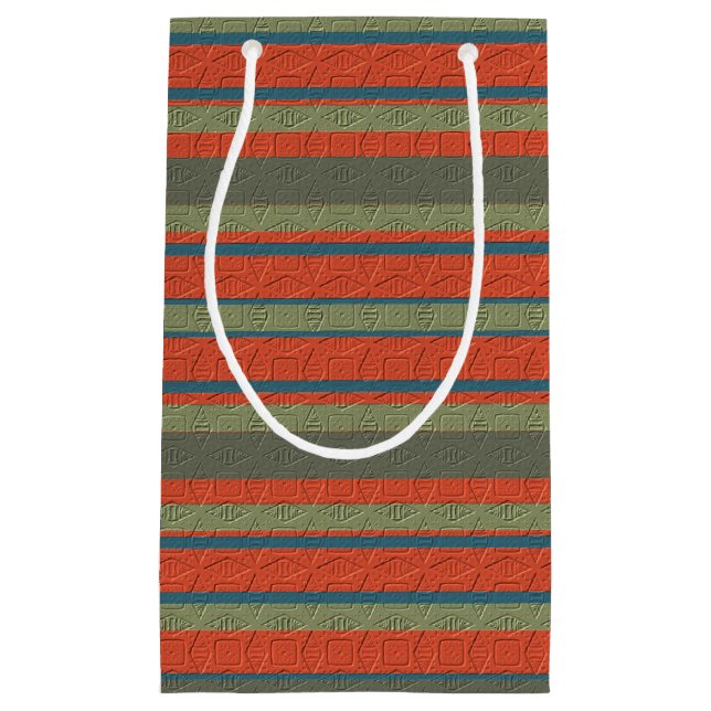 Randig presentpåse med design (Framsidan)