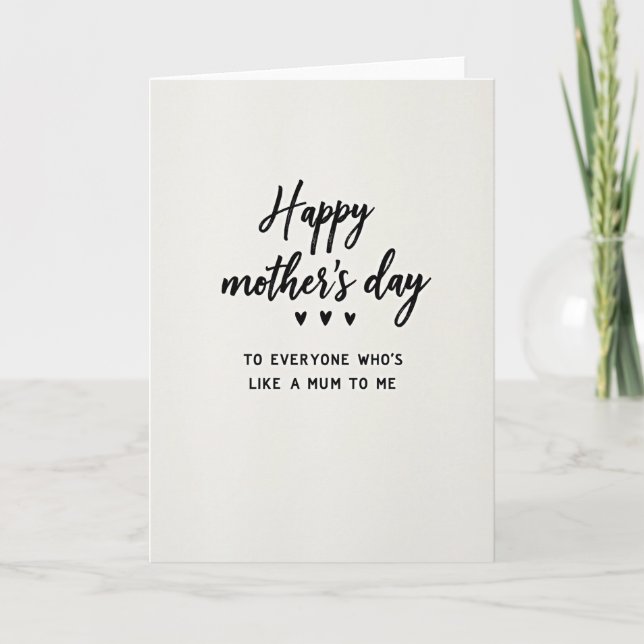 Randig som en mamma-kort kort (Framsida)