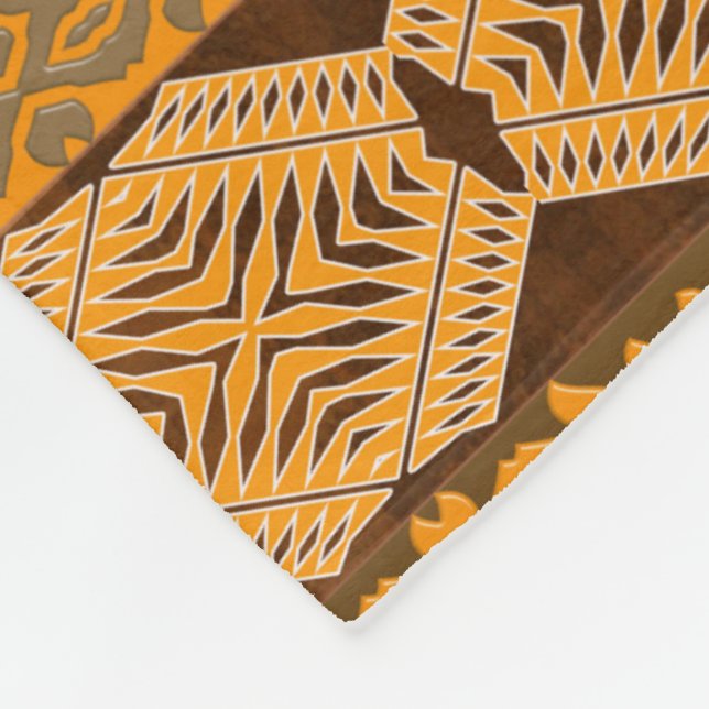 randig stam- modell för etnisk afrikan fleecefilt (Hörn)