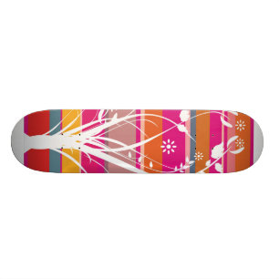 Randig stollig skateboard bräda 20,5 cm