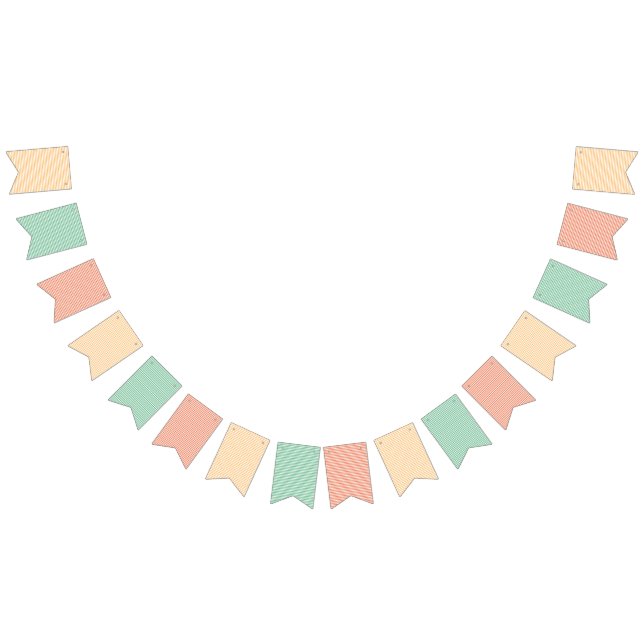 Randig svansförsedel flaggstångsbandier vimplar (Alla)