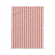 Randig Terrakotta Rosa Vit