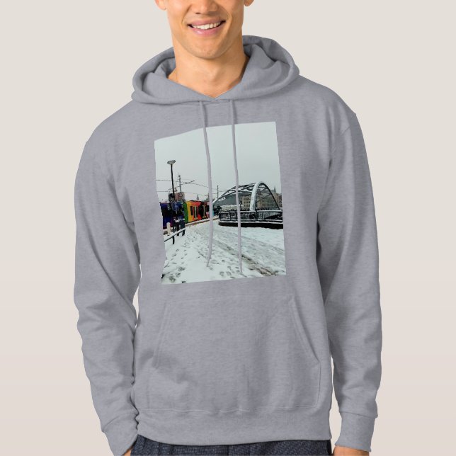 Randig tram hoodie (Framsida)