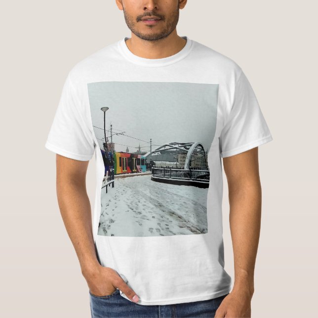 Randig tram t shirt (Framsida)